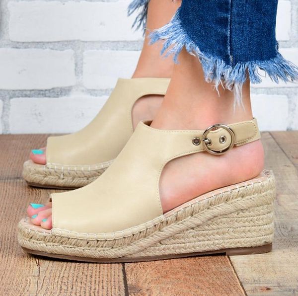 sandals women summer wedges plus size high heels woman vintage leather beach shoes ethic sandalias mujer sapato feminino, Black
sandals women summer wedges plus size high heels woman vintage leather beach shoes ethic sandalias mujer sapato feminino, Black