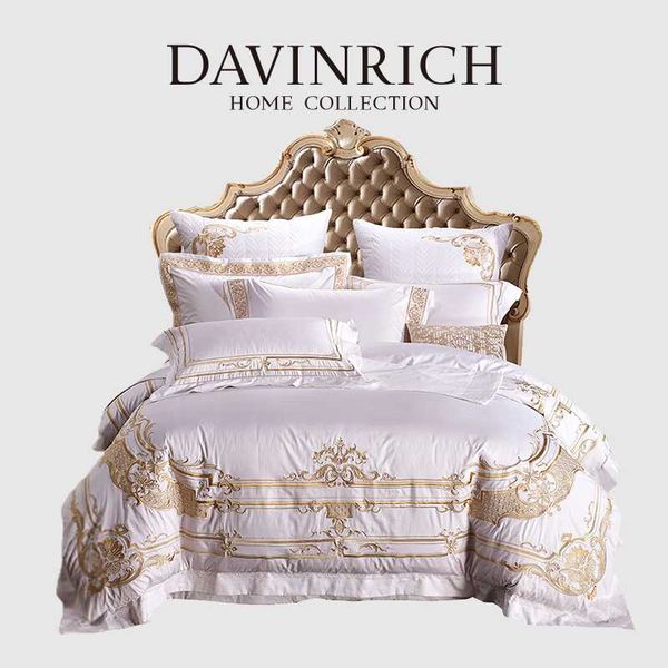 bedding sets davinrich golden embroidery set super soft cotton bed sheet duvet cover luxury el villa model room decorating
bedding sets davinrich golden embroidery set super soft cotton bed sheet duvet cover luxury el villa model room decorating