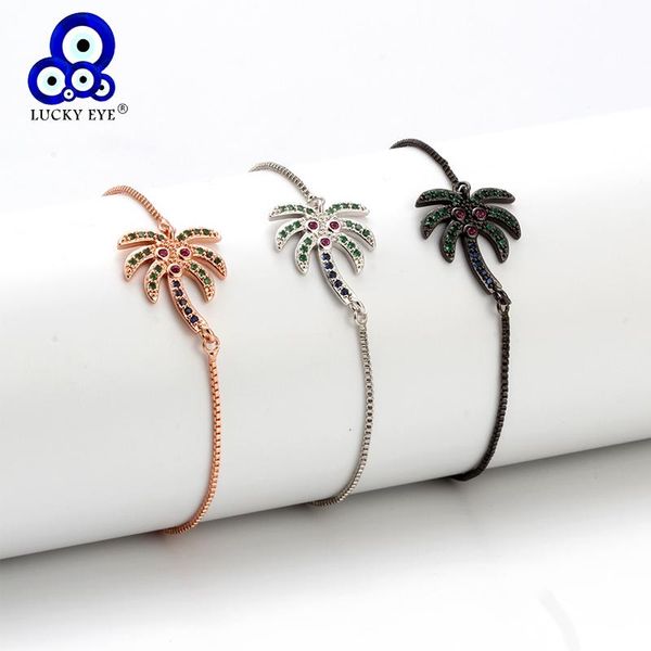 charm bracelets lucky eye bracelet rose gold silver color chain coconut tree micro pave zircon fashion jewelry for women ey6283, Golden;silver
charm bracelets lucky eye bracelet rose gold silver color chain coconut tree micro pave zircon fashion jewelry for women ey6283, Golden;silver