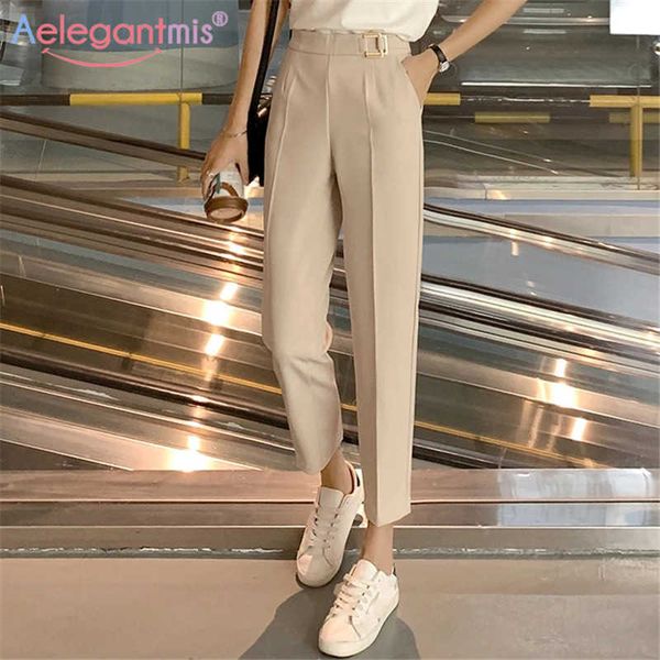 aelegantmis casual office lady woolen plus size pants women soft warm high waist female ankle length straight trousers ol 210607, Black;white
aelegantmis casual office lady woolen plus size pants women soft warm high waist female ankle length straight trousers ol 210607, Black;white