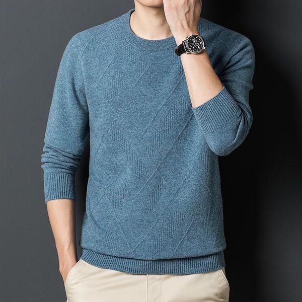 men's sweaters 100 cardigan autumn and winter round neck solid jacquard pure wool loose warm cashmere sweater., White;black
men's sweaters 100 cardigan autumn and winter round neck solid jacquard pure wool loose warm cashmere sweater., White;black