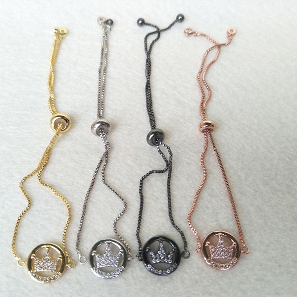 5pcs turkish style crown double bails connector,micro pave cz zircon charms,adjustable chain bracelet jewelry for women bg96, Golden;silver
5pcs turkish style crown double bails connector,micro pave cz zircon charms,adjustable chain bracelet jewelry for women bg96, Golden;silver