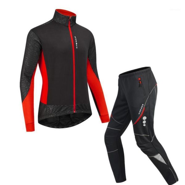 men cycling jacket set winter warm thermal fleece windproof waterproof mtb clothing mountain bike bicycle pants1, Black;blue
men cycling jacket set winter warm thermal fleece windproof waterproof mtb clothing mountain bike bicycle pants1, Black;blue