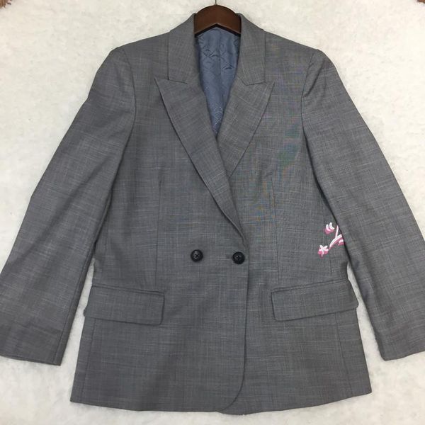 women's suits & blazers letter print plaid ol blazer 2021 fashion long sleeve ladies office wear suit coat and with pockets, White;black
women's suits & blazers letter print plaid ol blazer 2021 fashion long sleeve ladies office wear suit coat and with pockets, White;black