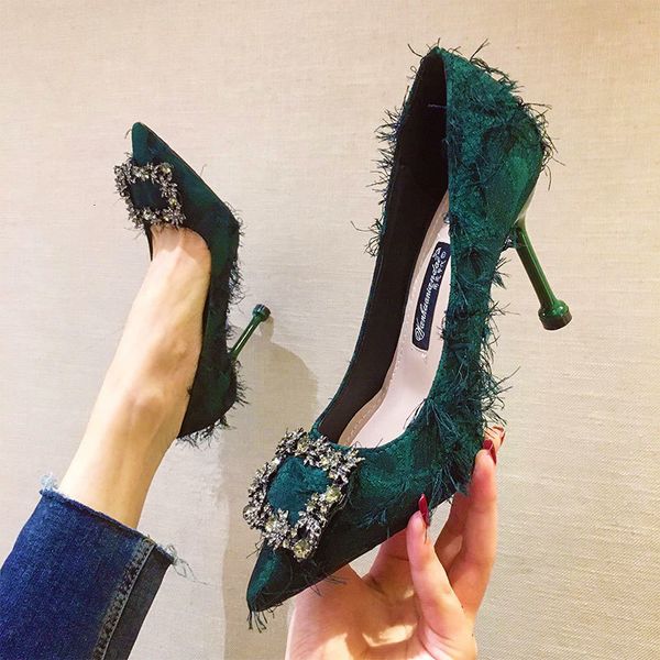 sandals 2021 spring pointed shallow mouth stiletto high heel single shoes women's wild banquet dress large size small a67r, Black
sandals 2021 spring pointed shallow mouth stiletto high heel single shoes women's wild banquet dress large size small a67r, Black
