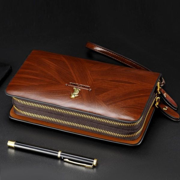 wallets wallet male clutch vintage double zipper coin bag purse men leather business billeteras para hombre retro porte monnaie, Red;black
wallets wallet male clutch vintage double zipper coin bag purse men leather business billeteras para hombre retro porte monnaie, Red;black
