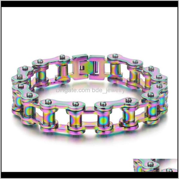 link, jewelryhiphop couple jewelry rainbow color men women motorcycle chain bracelet stainless steel graceful colorful bike biker bracelets, Black
link, jewelryhiphop couple jewelry rainbow color men women motorcycle chain bracelet stainless steel graceful colorful bike biker bracelets, Black