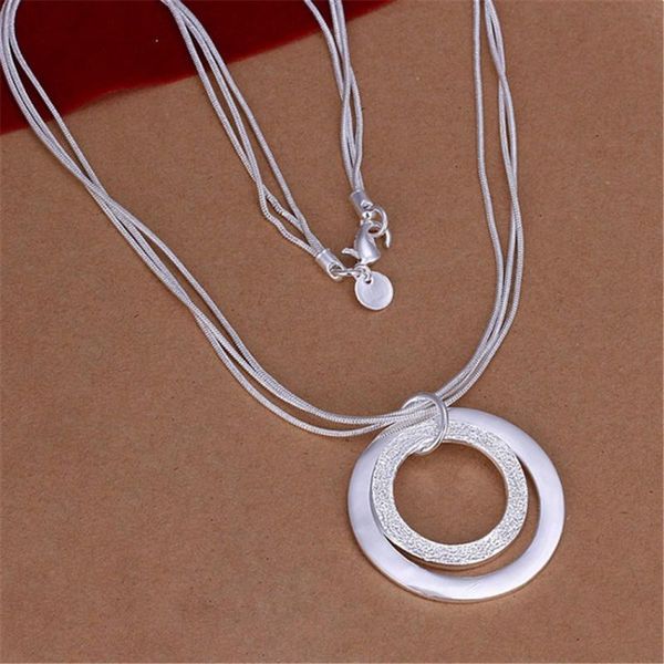 pendant necklaces wholesale retro women lady three chain smooth charms circle silver color necklace fashion jewelry n056
pendant necklaces wholesale retro women lady three chain smooth charms circle silver color necklace fashion jewelry n056