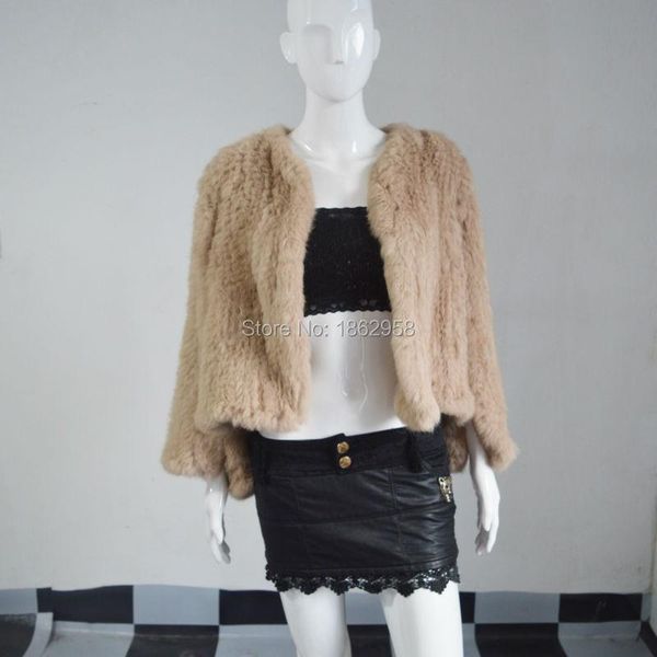 women's fur & faux sj436-01 women fashion 2021 garment size short style hand knitted cape, Black
women's fur & faux sj436-01 women fashion 2021 garment size short style hand knitted cape, Black