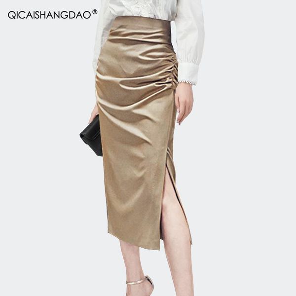 skirts women high waist khaki pencil skirt 2021 spring split shirred elegant fashion tight office ladies plus size 4xl, Black
skirts women high waist khaki pencil skirt 2021 spring split shirred elegant fashion tight office ladies plus size 4xl, Black