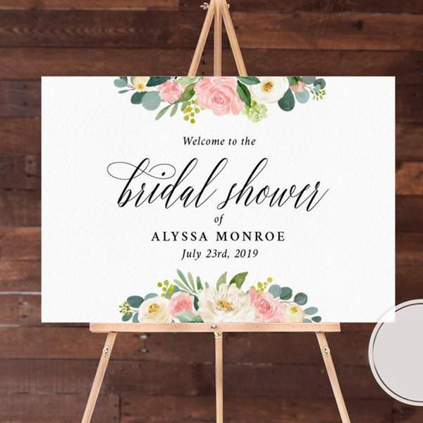 party decoration personalized bridal shower welcome sign,printable template pink blush floral sign,bridal poster dec
party decoration personalized bridal shower welcome sign,printable template pink blush floral sign,bridal poster dec