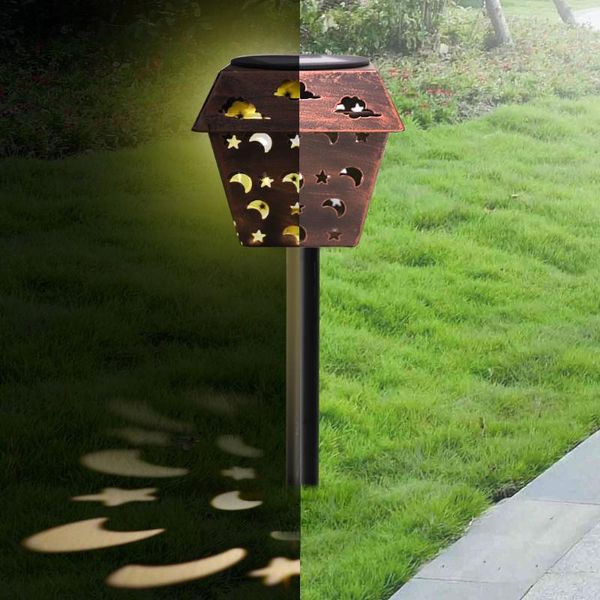 lawn lamps solar hollow decorative lamp creatives garden light for patio yard retro outdoor waterproof landscape