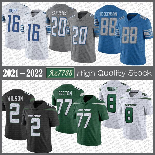 det 88 t.j. hockenson 16 jared goff 20 barry sanders mens football jersey ny 2 zach wilson 8 elijah moore 77 mekhi becton nyj stitched jerse, Black;red
det 88 t.j. hockenson 16 jared goff 20 barry sanders mens football jersey ny 2 zach wilson 8 elijah moore 77 mekhi becton nyj stitched jerse, Black;red
