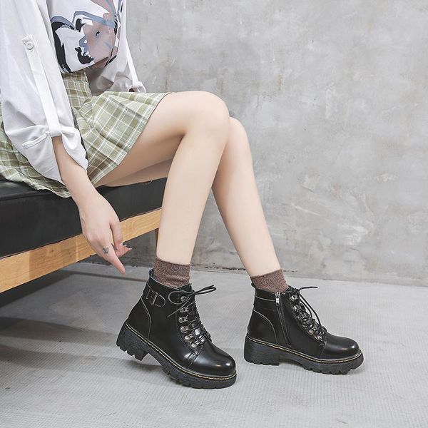 boots women's spring and autumn 2021 british style thick-soled winter shoes japanese plus ve, Black
boots women's spring and autumn 2021 british style thick-soled winter shoes japanese plus ve, Black