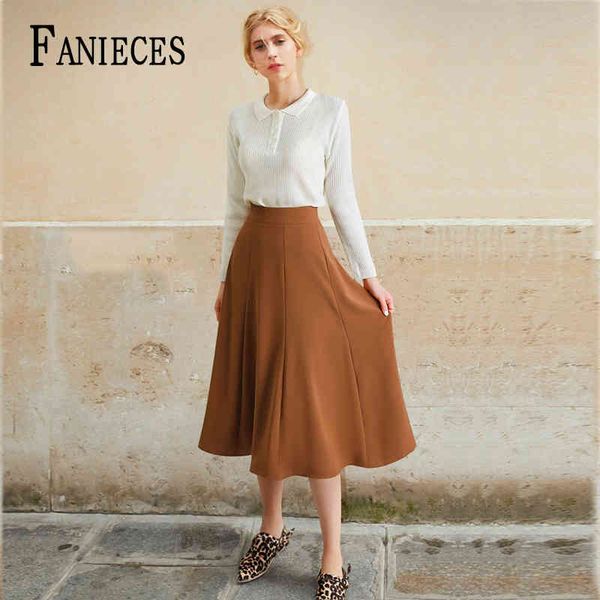 women elegant formal ol ladies skirt fashion party office solid black khaki apricot casual elastic waist woman skirts faldas 210520
women elegant formal ol ladies skirt fashion party office solid black khaki apricot casual elastic waist woman skirts faldas 210520
