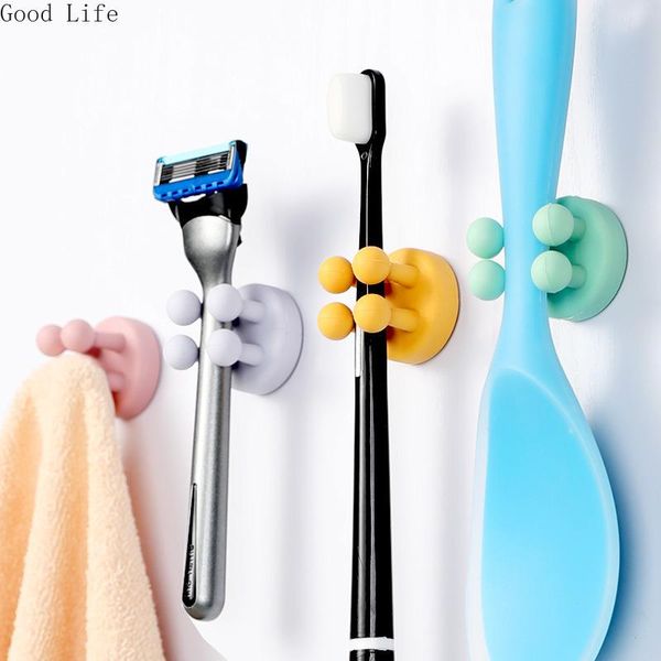 hooks & rails 1pc nail-seamless strong adhesive bathroom wall storage racks for shaver toothbrush
hooks & rails 1pc nail-seamless strong adhesive bathroom wall storage racks for shaver toothbrush