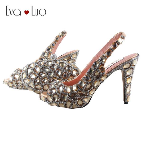 dress shoes bs1017 custom made gold silver rhinestones with matching bag high heels slingbacks women bridal wedding, Black
dress shoes bs1017 custom made gold silver rhinestones with matching bag high heels slingbacks women bridal wedding, Black