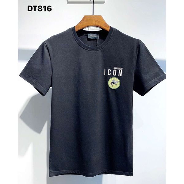 2021d2 fashion brand printed short sleeve t-shirt men women's same couple spring summer trend loose medium length, White;black
2021d2 fashion brand printed short sleeve t-shirt men women's same couple spring summer trend loose medium length, White;black
