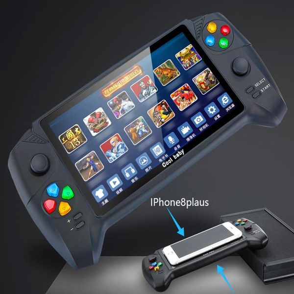 portable game players handheld classic 7.0 inch handle retro console dual joysticks for psp gba nes fc player
portable game players handheld classic 7.0 inch handle retro console dual joysticks for psp gba nes fc player