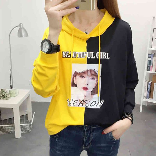 women's knits & tees jersey mujer invierno winter women hoodie street wear pink loose woman clothes letter fall long sleeve womens swea, White
women's knits & tees jersey mujer invierno winter women hoodie street wear pink loose woman clothes letter fall long sleeve womens swea, White