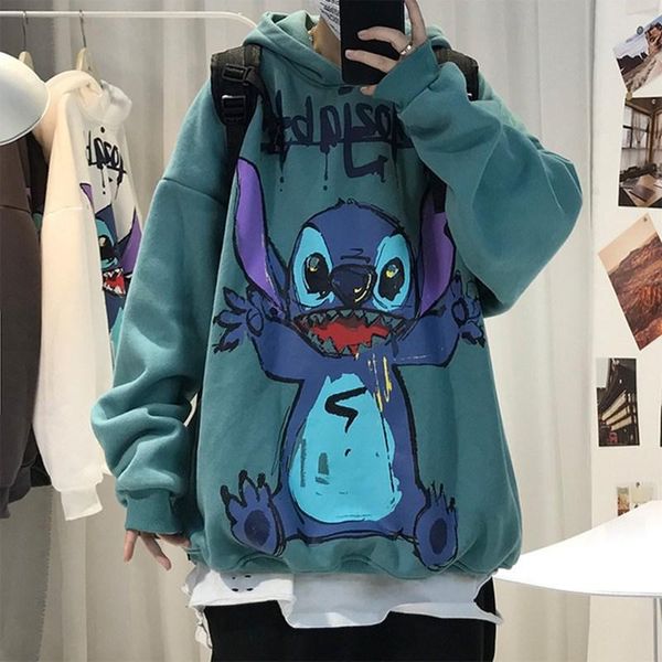men's hoodies & sweatshirts harajuku men hoodie oversized cartoon stitch pullover casual fashion kawaii sweatshirt jumper thin, Black
men's hoodies & sweatshirts harajuku men hoodie oversized cartoon stitch pullover casual fashion kawaii sweatshirt jumper thin, Black