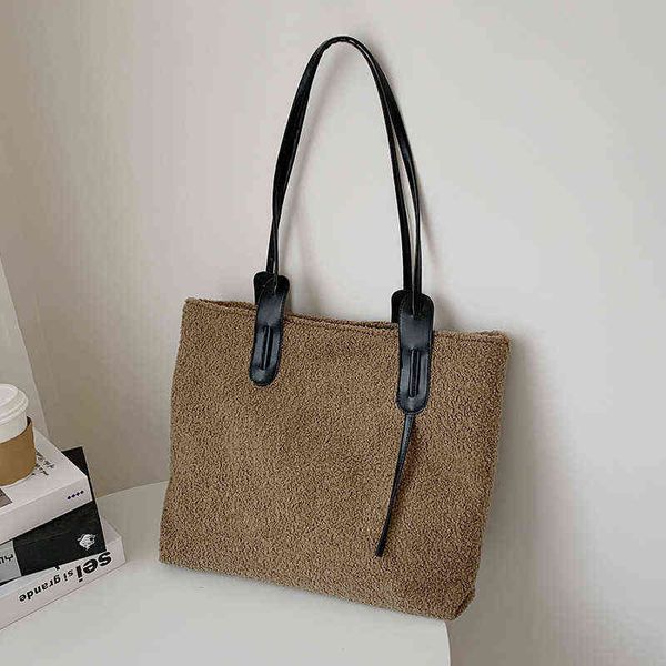 shopping bag korean women's handbag ol, handbag 2020 wool, large business bag, women's strap bag 220310
shopping bag korean women's handbag ol, handbag 2020 wool, large business bag, women's strap bag 220310