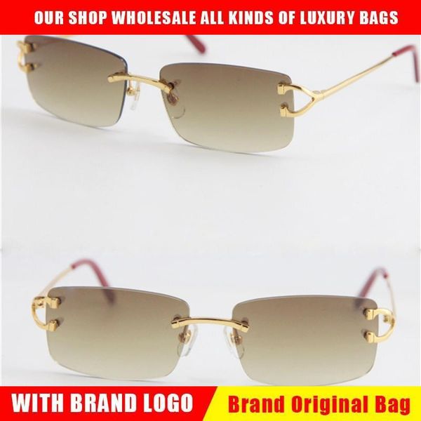 uv400 protection rimless sunglasses fashion men woman large square glasses outdoors driving, White;black
uv400 protection rimless sunglasses fashion men woman large square glasses outdoors driving, White;black