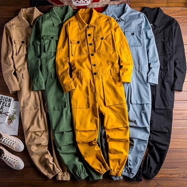 men's tracksuits men hip hop jumpsuit long sleeve overalls rompers streetwear cargo pants green black clothes fall winter trousers plus, Gray
men's tracksuits men hip hop jumpsuit long sleeve overalls rompers streetwear cargo pants green black clothes fall winter trousers plus, Gray