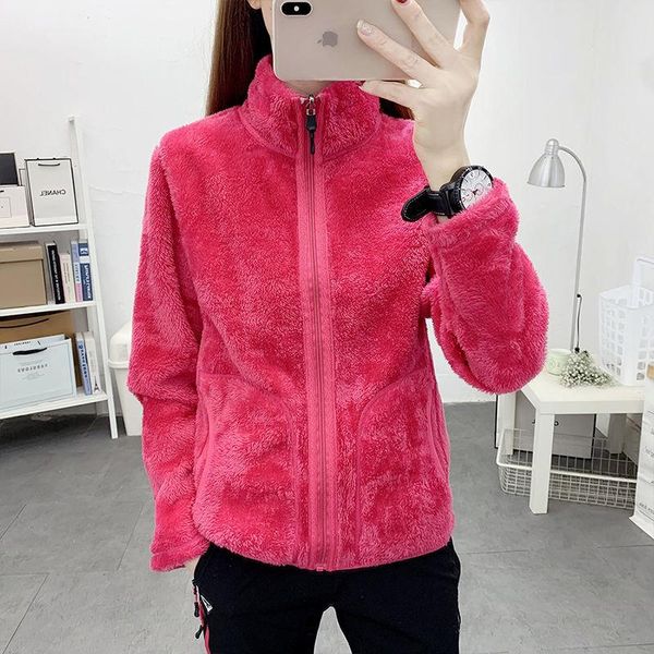 women's jackets winter fleece coral velvet double-sided wear autumn lovers thicken plush coat warm stand collar zip up cardigans, Black;brown
women's jackets winter fleece coral velvet double-sided wear autumn lovers thicken plush coat warm stand collar zip up cardigans, Black;brown
