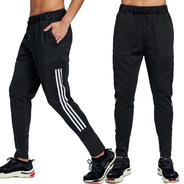 running pants spring sport men joggers with zipper pockets soccer training gym workout jogging trousers, Black;blue
running pants spring sport men joggers with zipper pockets soccer training gym workout jogging trousers, Black;blue