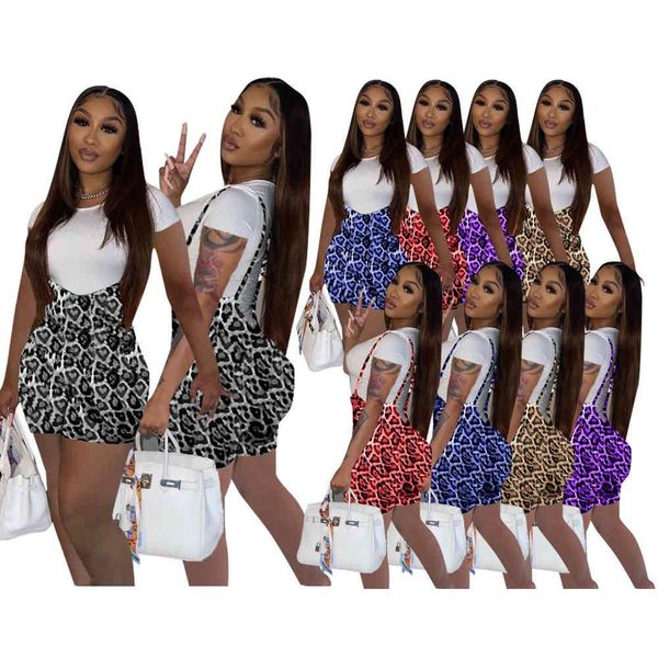 women tracksuits sport suits designers clothes 2021 summer color leopard suspender shorts + t-shirt short sleeve jogger sweat, Gray
women tracksuits sport suits designers clothes 2021 summer color leopard suspender shorts + t-shirt short sleeve jogger sweat, Gray