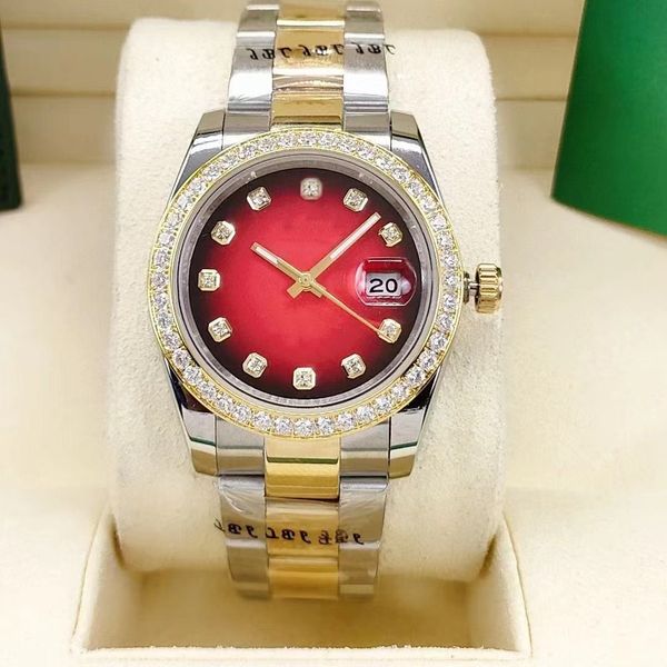 luxury designer classic fashion automatic women's watch size 36mm sapphire mirror gradient dial christmas gift, Slivery;golden
luxury designer classic fashion automatic women's watch size 36mm sapphire mirror gradient dial christmas gift, Slivery;golden