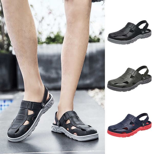 summer beach shoes for men with hole breathable mens slippers comfortable walking shoe hole garden footwear adulto cholas hombre 210619, Black
summer beach shoes for men with hole breathable mens slippers comfortable walking shoe hole garden footwear adulto cholas hombre 210619, Black