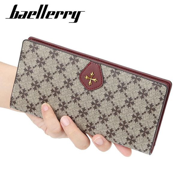 baellerry women's long pu leather wallet korean thin zipper versatile simple pattern handbag wallets, Red;black
baellerry women's long pu leather wallet korean thin zipper versatile simple pattern handbag wallets, Red;black