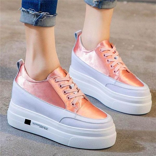 casual shoes women's satin cow leather platform wedge ankle boots fashion sneakers lace up creepers oxfords 34 35 36 37 38 39 40, Black
casual shoes women's satin cow leather platform wedge ankle boots fashion sneakers lace up creepers oxfords 34 35 36 37 38 39 40, Black