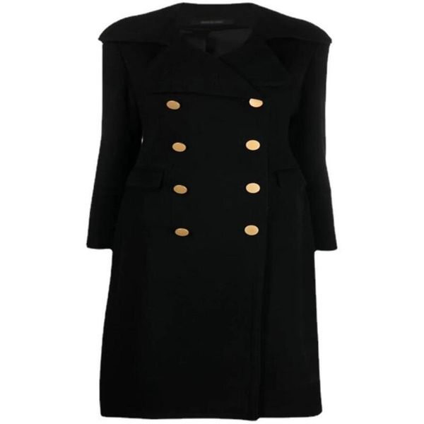 women's wool & blends 2021 autumn winter classic black big lapel woolen coat women elegant double breasted back sashes slim overcoat s1
women's wool & blends 2021 autumn winter classic black big lapel woolen coat women elegant double breasted back sashes slim overcoat s1