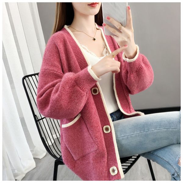 women's jackets autumnm female casual solid cardigan lady low-sleeve cleavage pocket loose sweater thick p662 mesh u5pm, Black;brown
women's jackets autumnm female casual solid cardigan lady low-sleeve cleavage pocket loose sweater thick p662 mesh u5pm, Black;brown