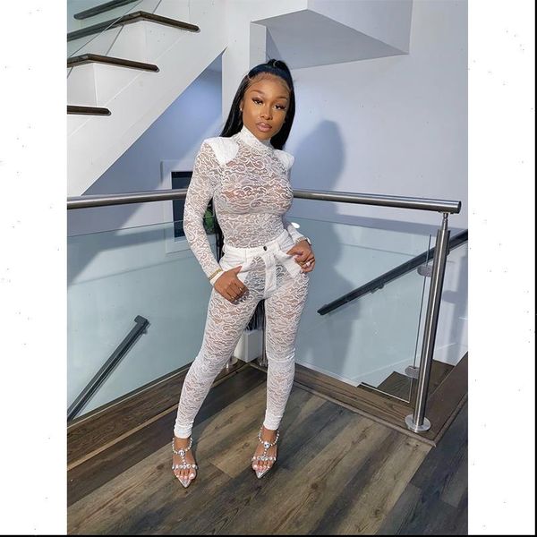 women tracksuits lece transparent two piece sets fashion long sleeve outfits skinny party solid and pants set, Gray
women tracksuits lece transparent two piece sets fashion long sleeve outfits skinny party solid and pants set, Gray