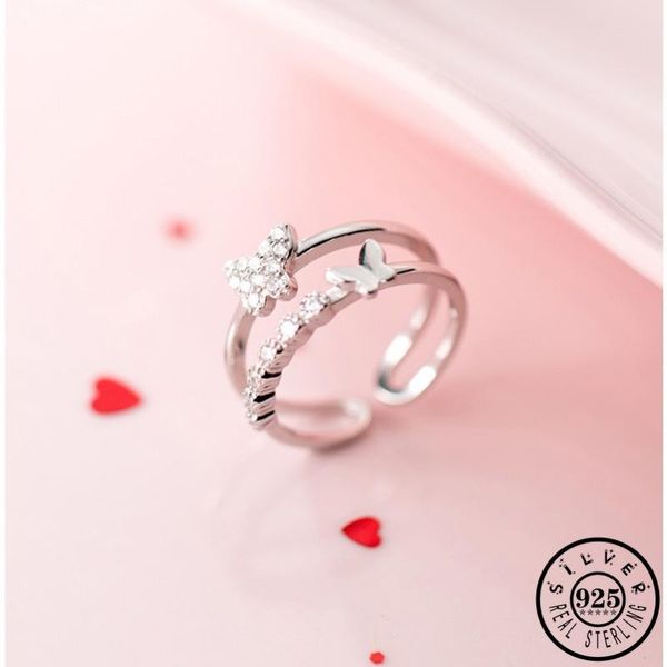 sterling silver cubic zirconia butterfly shape open finger ring adjustable statement knuckle rings bridal sets for women cluster, Golden;silver
sterling silver cubic zirconia butterfly shape open finger ring adjustable statement knuckle rings bridal sets for women cluster, Golden;silver