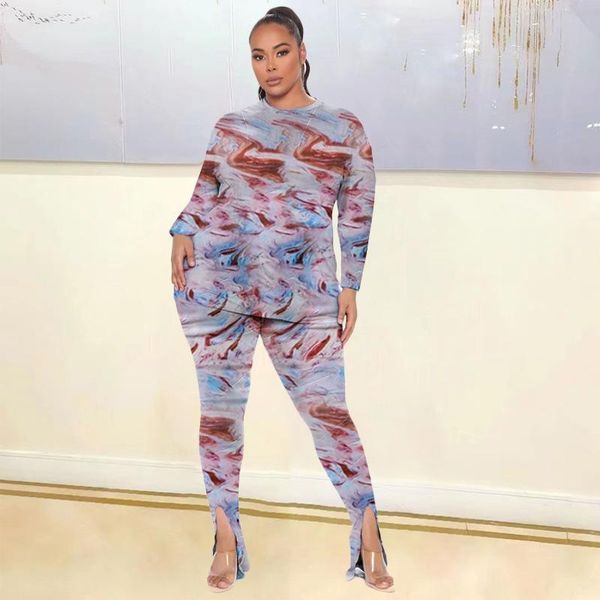plus size tracksuits zjfzml zz women clothing 2 piece club outfit tie dye print long sleeve split hem flare pant drop wholesale, Black
plus size tracksuits zjfzml zz women clothing 2 piece club outfit tie dye print long sleeve split hem flare pant drop wholesale, Black