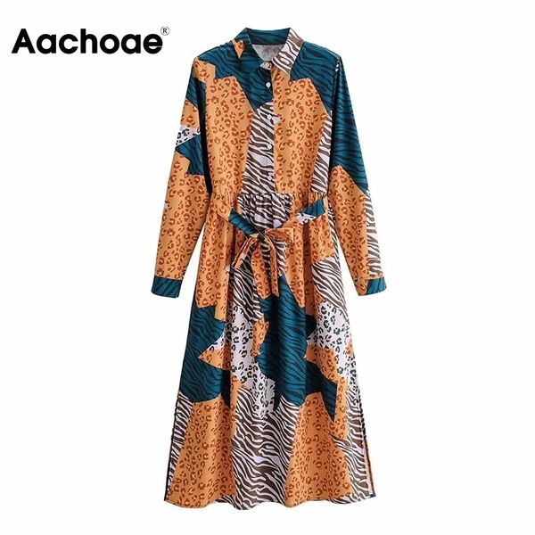 aachoae streetwear leopard dress hem split chic midi dress long sleeve sashes lady shirt dress autumn spring ropa de mujer 210413, Black;gray
aachoae streetwear leopard dress hem split chic midi dress long sleeve sashes lady shirt dress autumn spring ropa de mujer 210413, Black;gray