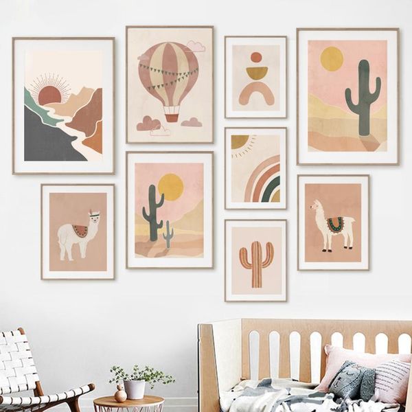 paintings nordic canvas painting abstract llamas rainbow sun cactus vintage flower wall art posters and prints pictures kids room decor
paintings nordic canvas painting abstract llamas rainbow sun cactus vintage flower wall art posters and prints pictures kids room decor