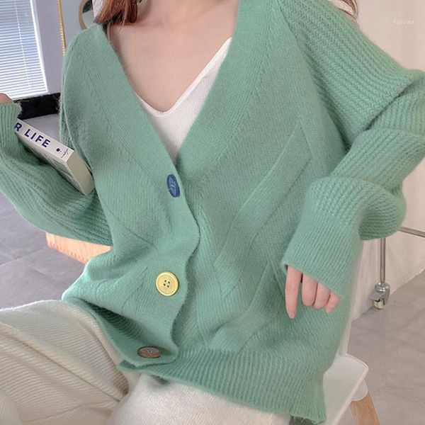 women's knits & tees women color button sweater plush cardigan solid autumn and winter fashion casual korean simple, White
women's knits & tees women color button sweater plush cardigan solid autumn and winter fashion casual korean simple, White