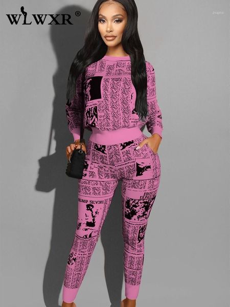 two piece dress wlwxr autumn winter spaper print 2 set women suit and pants tracksuit female sweat casual ladies matching sets, White
two piece dress wlwxr autumn winter spaper print 2 set women suit and pants tracksuit female sweat casual ladies matching sets, White