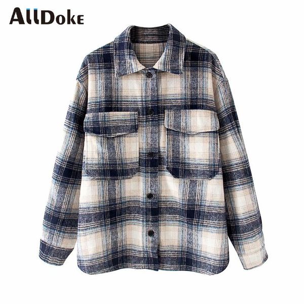 women's jackets alldoke streetwear casual plaid jacket women autumn turn down collar long sleeve pockets coat femme ladies chaqueta muj, Black;brown
women's jackets alldoke streetwear casual plaid jacket women autumn turn down collar long sleeve pockets coat femme ladies chaqueta muj, Black;brown