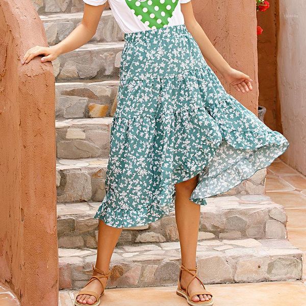 womens flower skirt with side slit fashion 2021 red boho skirts floral prints falbala female elegant vintage aesthetic, Black
womens flower skirt with side slit fashion 2021 red boho skirts floral prints falbala female elegant vintage aesthetic, Black