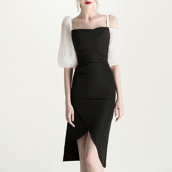 casual dresses summer off shoulder party women black white patchwork sheath slim bodycon split long chic dress to3t, Black;gray
casual dresses summer off shoulder party women black white patchwork sheath slim bodycon split long chic dress to3t, Black;gray