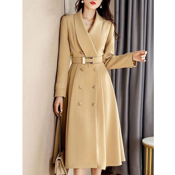 women's trench coats design office lady windbreaker women korean mid-length coat high-end pink jacket femme elegante luxury clo, Tan;black
women's trench coats design office lady windbreaker women korean mid-length coat high-end pink jacket femme elegante luxury clo, Tan;black