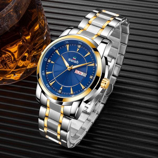 wristwatches men watch relojes para hombre military quartz montre homme analog stainless steel luminous display men's watches, Slivery;brown
wristwatches men watch relojes para hombre military quartz montre homme analog stainless steel luminous display men's watches, Slivery;brown