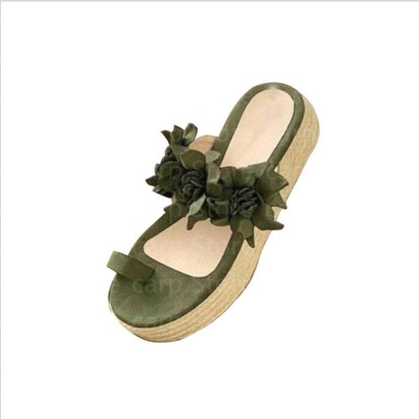 sandals summer women slippers mid heels wedges shoes woven flowers ladies plus size, Black
sandals summer women slippers mid heels wedges shoes woven flowers ladies plus size, Black